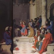 Jean Auguste Dominique Ingres Jesus among the Scribes (mk04) oil